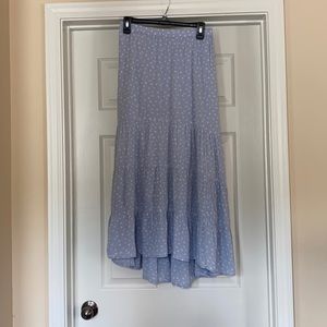 Abercrombie and Fitch Blue and White Maxi Skirt